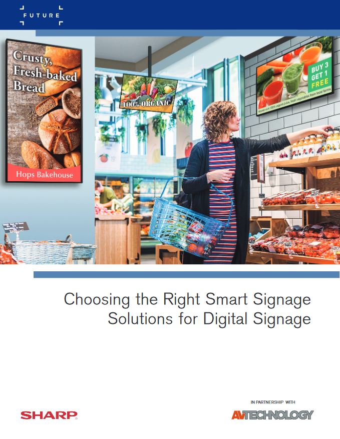 Sharp, Choosing The Right Smart Signage Solutions For Digital Signage, Allen Young Office Machines